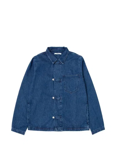 Edmmond Studios Avail Stone-wash Denim Jacket In Multi