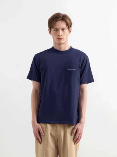 Edmmond Studios Banquet Hall Print T-shirt In Blue