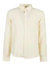 Edmmond Studios Men Beige Linen Shirt In Beige