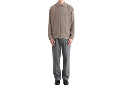 Edmmond Studios Blurred Landscape Shirt In Grey Mix In Neutral