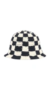 Edmmond Studios Chess Bucket Hat In Black