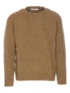 Edmmond Studios Crew-neck Sweater In Brown