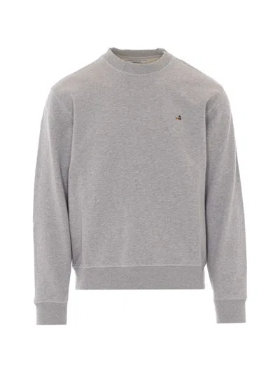 Edmmond Studios Duck Embroidered Sweater In Gray