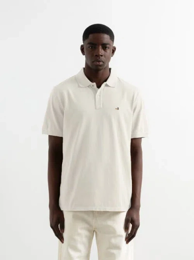 Edmmond Studios Duck Logo Piqué Polo Shirt In White
