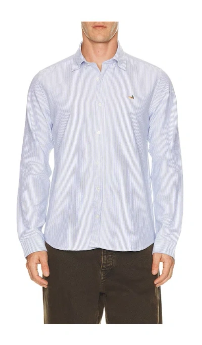 EDMMOND STUDIOS DUCK STRIPED SHIRT