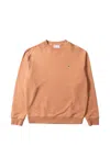 Edmmond Studios Duck-patch Sweater In Orange