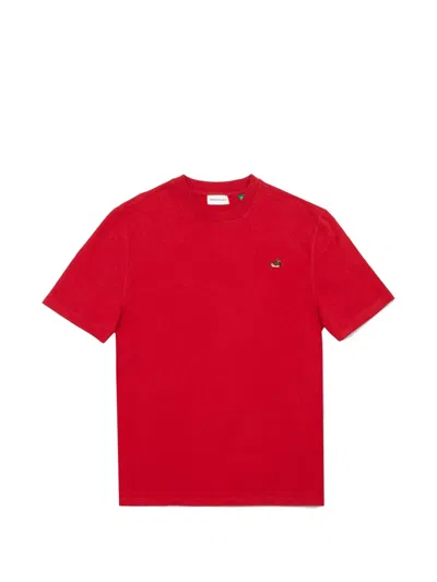 Edmmond Studios Duck-patch T-shirt In Red