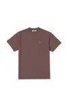 Edmmond Studios Duck-patch T-shirt In Brown