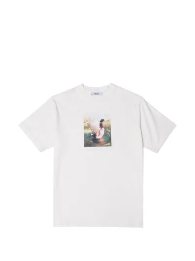 Edmmond Studios Graphic-print T-shirt In Neutral