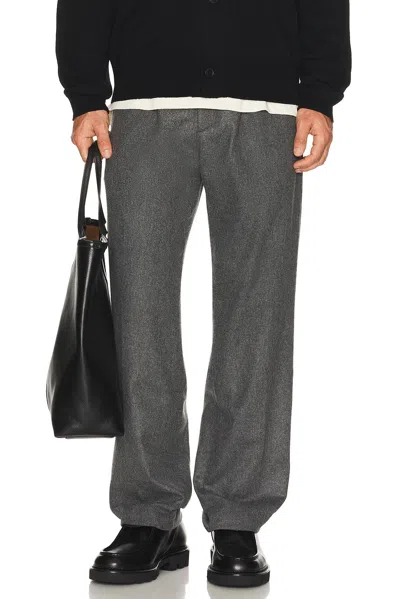Edmmond Studios Jack Pant In Plain Grey Melange