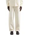 Edmmond Studios Light Wash Relaxed Fit Jeans In Neutral