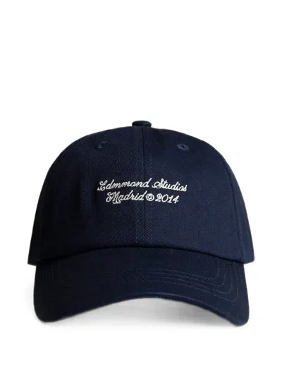 Edmmond Studios Logo-embroidered Cap In Blue