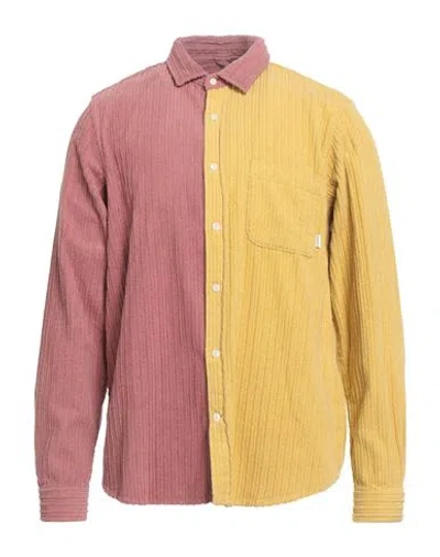 Edmmond Studios Man Shirt Antique Rose Size Xl Cotton In Pink