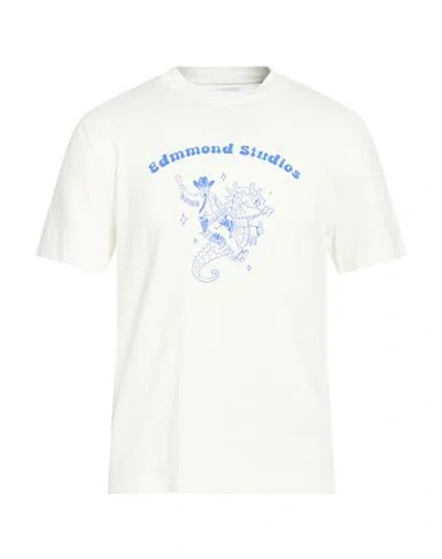 Edmmond Studios Man T-shirt Off White Size L Organic Cotton