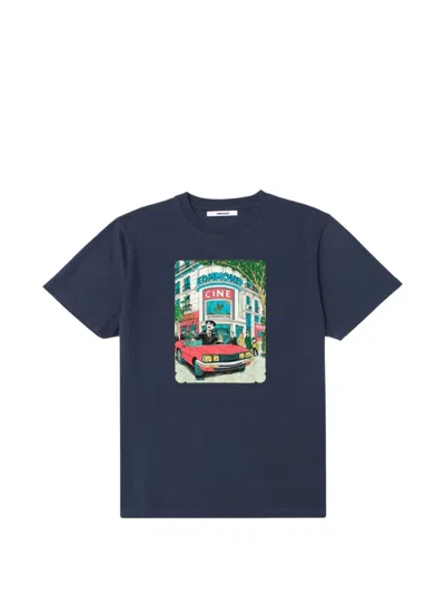 Edmmond Studios Retrospectiva Graphic-print T-shirt In Blue