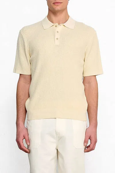 Edmmond Studios Sunset Polo In Beige In Neutral