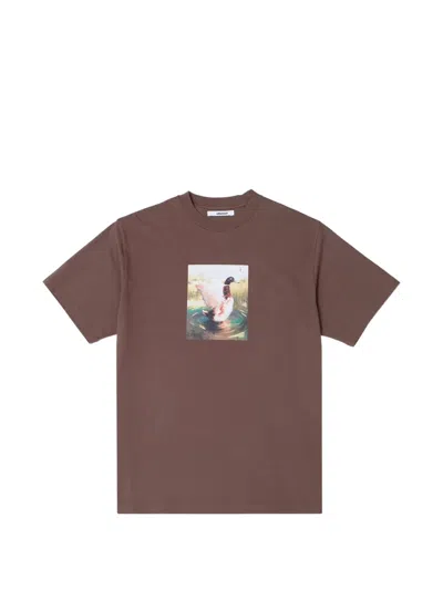 Edmmond Studios Tour T-shirt In Brown