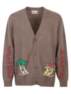 Edmmond Studios Wool Blend V-necked Cardigan