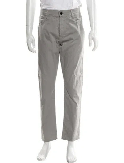 Pre-owned Edoardo Borrelli Chinos In Gray