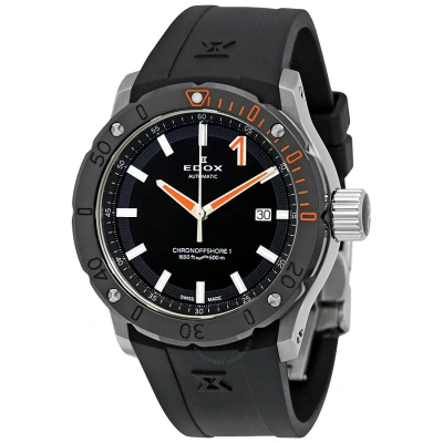 Edox Chronoffshore-1 Automatic Men's Watch 80099 3o Nino In Black