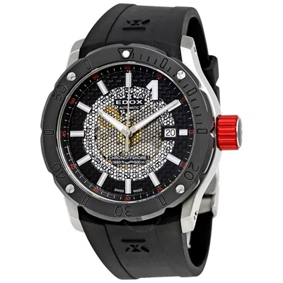 Edox Chronoffshore-1 Automatic Men's Watch 80099 3r Nin In Black