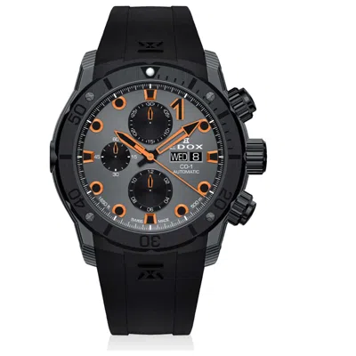 Edox Co-1 Men's Watch In Black
