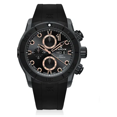 Edox Co-1 Men's Watch In Black