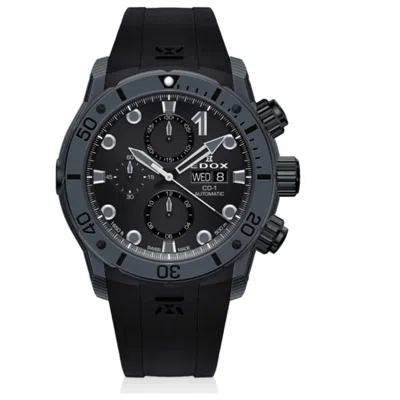 Edox Co-1 Men's Watch In Black