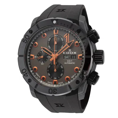 Edox Men's Co-1 45mm Automatic Watch In Brown
