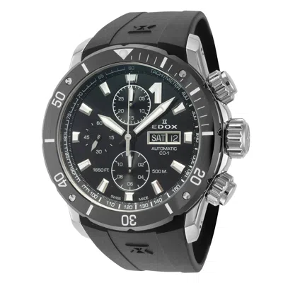Edox Men's Co-1 45mm Automatic Watch In Black