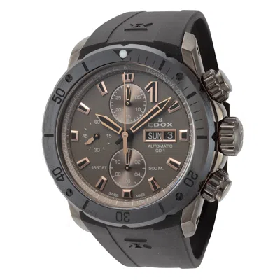 Edox Men's Co-1 45mm Automatic Watch In Black