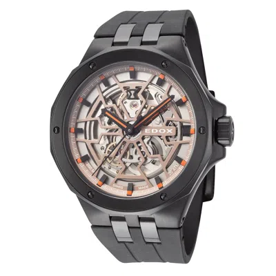 Edox Men's Delfin The Original 43mm Automatic Watch In Black