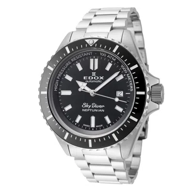 Edox Men's Skydiver 44mm Watch 80120-3nm-nin In Metallic