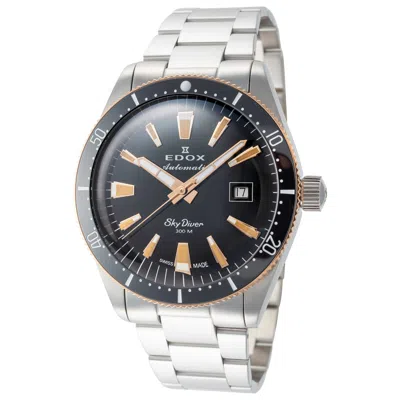 Edox Skydiver Men's Watch In Metallic