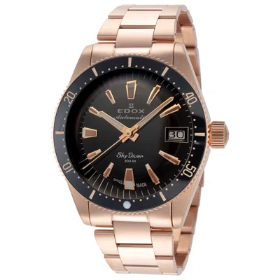 Edox Unisex Watch In Gold