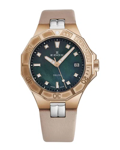 Edox Women's Delfin Watch In Gold