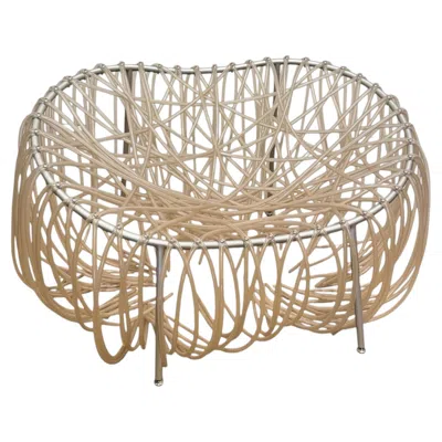 Pre-owned Edra Clear Anemone Chair By Fernando And Humberto Campana For , Italy 2001 In Sand
