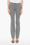 Edra Pied-de-poule Motif Bootcut Pants