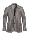 Shop Eduard Dressler Man Blazer Taupe Size 46 Alpaca Wool, Wool In Grey