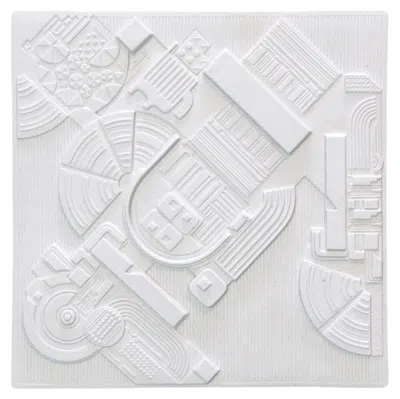 Pre-owned Eduardo Paolozzi Year Plate By  For Rosenthal, 1978 In Gray