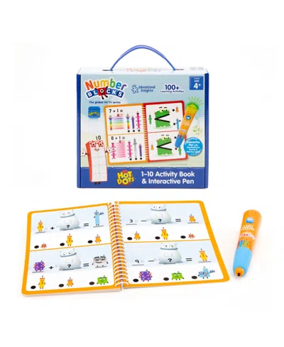 Educational Insights Hot Dots 1-10 Numberblocks Activity Book Interactive Pen In Multi