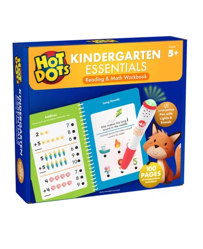 Educational Insights Hot Dots Kindergarten Essentials Reading And Math Workbook In Multi
