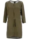 Edun Drawstring Dress In Green