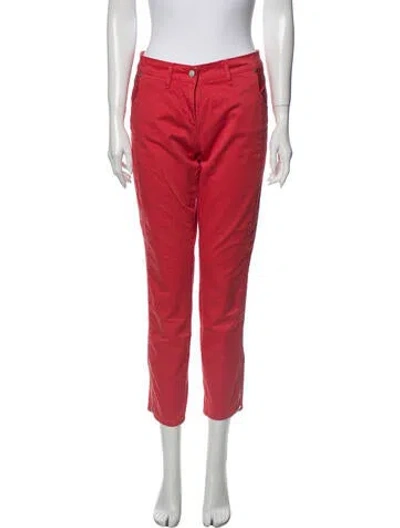 Pre-owned Edun Mid-rise Skinny Leg Jeans In Pink