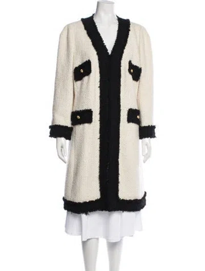 Pre-owned Edward Achour Coat In Neutral