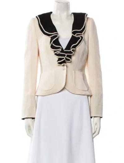 Pre-owned Edward Achour Evening Jacket In Neutral