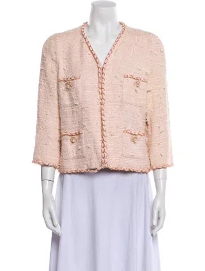 Pre-owned Edward Achour Evening Jacket In Pink