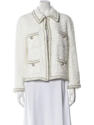 Pre-owned Edward Achour Jacket In White