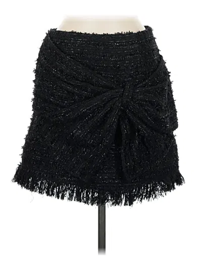 Pre-owned Edward Achour Paris Formal Skirt In Black