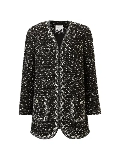 Edward Achour Paris V-neck Jacket In Black